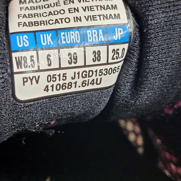 Mizuno Wave Sayonara 3 Women RoundToe Multi Color Running Shoe Size 8. - Picture 9 of 9